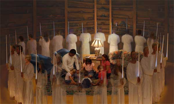 When her dead mother and brother asked her to come outside: A true story