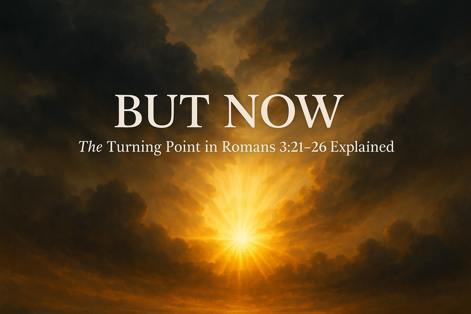 But Now: The Turning Point in Rom 3:21–26 Explained